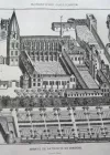 Planche gravée du 17ème siècle représentant l'abbaye de la Trinité de Vendôme, en France, dans le livre Monasticon Gallicanum. © BNF